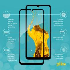 Стекло защитное Piko Full Glue Xiaomi Redmi 13C Black Фото 1