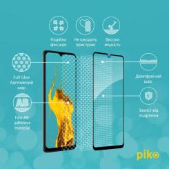 Стекло защитное Piko Full Glue ZTE Blade A72 Black Фото 2