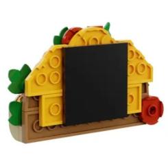 Конструктор Pantasy Garfield Магнит на холодильник Тако Фото 1