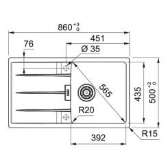 Мойка кухонная Franke Centro CNG 611-86 Фото 1