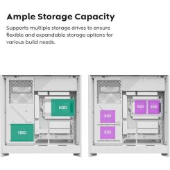 Корпус для ПК MONTECH HS01 (W) Фото 8
