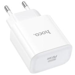 Зарядное устройство HOCO C76A Pro Majestic USB-C PD30W White Фото 3