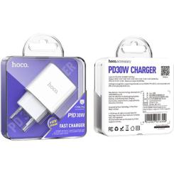 Зарядное устройство HOCO C76A Pro Majestic USB-C PD30W White Фото 5