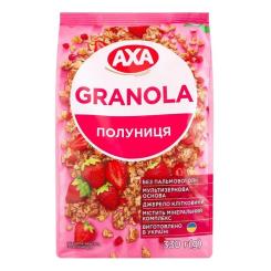 Гранола АХА хрустя с клубникой 330 г Фото