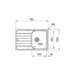 Мойка кухонная Franke 101.0716.715 Фото 1