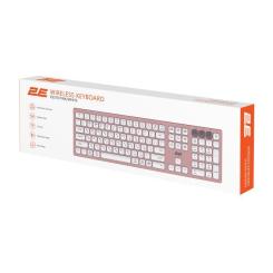 Клавиатура 2E KS270 109key Wireless UA Rose/White Фото 8