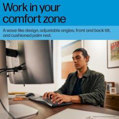 Клавиатура HP 680 Comfort Dual-Mode UA Black Фото 2