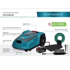 Газонокосилка Konner&Sohnen робот 22RLM 18V, 4Ah Фото 9