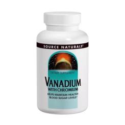 Минералы Source Naturals Ванадий с Хромом, 90 таблеток Фото