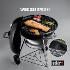 Гриль-барбекю Weber Compact Kettle 57 см Black Фото 9