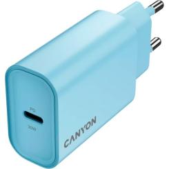 Зарядное устройство Canyon 30CL OnCharge USB-C PD30W Light Blue Фото 2