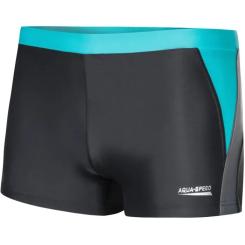 Плавки Aqua Speed Dario 346-32 темно-сірий, бірюзовий L Фото