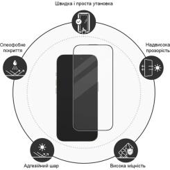 Стекло защитное Drobak Apple iPhone 16e Фото 3