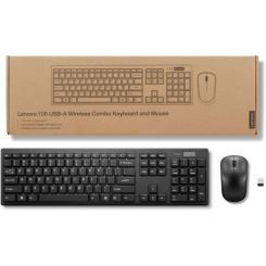 Клавиатура Lenovo 100 Wireless UA Black Фото 3