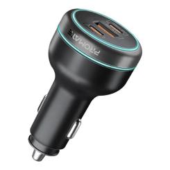 Зарядное устройство Promate 2xUSB-C PD + USB-A QC3.0 Фото