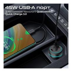 Зарядное устройство Promate 2xUSB-C PD + USB-A QC3.0 Фото 3