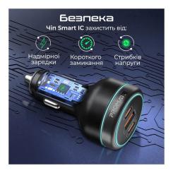 Зарядное устройство Promate 2xUSB-C PD + USB-A QC3.0 Фото 4