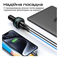 Зарядное устройство Promate 2xUSB-C PD + USB-A QC3.0 Фото 7