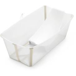 Ванночка Stokke Flexi Bath та підставка, бежева Фото