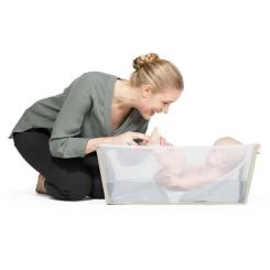 Ванночка Stokke Flexi Bath та підставка, бежева Фото 4