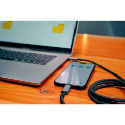 Дата кабель Verbatim USB-C to USB-C 1.2m 240W black Фото 4