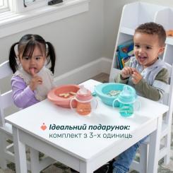 Набор детской посуды Chicco Set Prima Pappa 6м+ Блакитний Фото 4