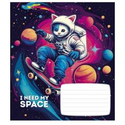 Тетрадь Школярик I need my space 12 листов линия Фото 3