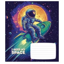 Тетрадь Школярик I need my space 12 листов линия Фото 4