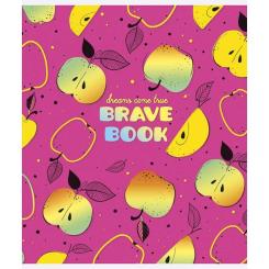 Тетрадь Школярик Brave book 24 аркуша лінія Фото 4