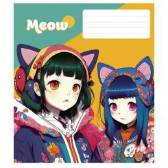 Тетрадь Школярик Kawaii 48 листов линия Фото 1