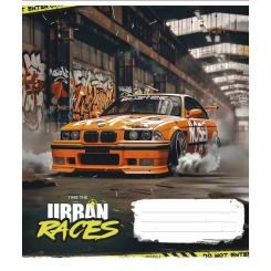 Тетрадь Школярик Time the urban races 48 аркушів лінія Фото 1
