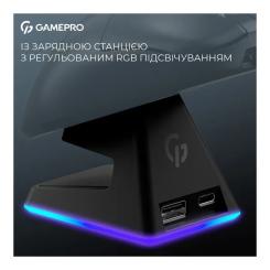 Мышка GamePro Asgard Thor Wireless/Bluetooth/USB Black Фото 10