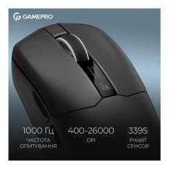 Мышка GamePro Asgard Thor Wireless/Bluetooth/USB Black Фото 11
