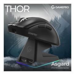 Мышка GamePro Asgard Thor Wireless/Bluetooth/USB Black Фото 4
