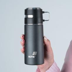 Термос Kite 350 мл чорний Фото 4