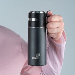 Термос Kite 350 мл чорний Фото 5