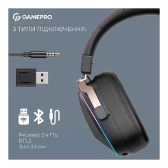 Наушники GamePro Asgard Valkyria RGB Tri-Mod Фото 9