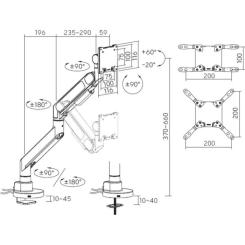 Кронштейн OfficePro MAH821B Фото 9