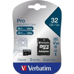 Карта памяти Verbatim 32GB microSDXC class 10 UHS-III PRO Фото 1