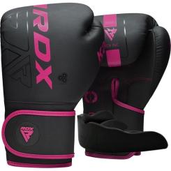 Боксерские перчатки RDX F6 Matte Pink 12 унцій Фото