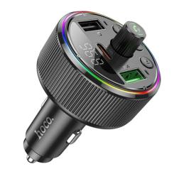 FM модулятор HOCO E82, Black, Box Фото