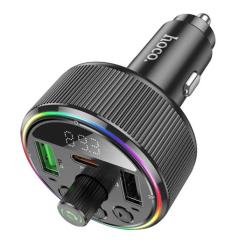 FM модулятор HOCO E82, Black, Box Фото 3