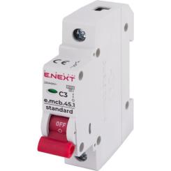 Автоматический выключатель E.NEXT 1-п e.mcb.stand. 3А C ( 4,5кА) Фото