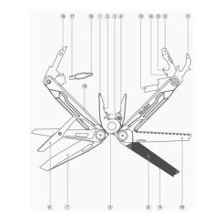 Мультитул Xiaomi NexTool Flagship Сaptain Multifunctional Knife Sil Фото 8