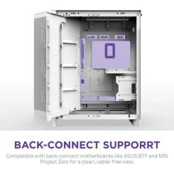 Корпус для ПК NZXT H9 Flow Dual-Chamber All White Фото 7