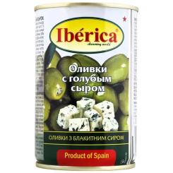 Овощная консервация Iberica Оливки фаршированные голубым сыром 300 г Фото