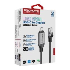 Дата кабель Promate USB-C to RJ45 Ethernet 5.0m Фото 5
