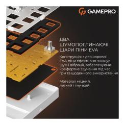Клавиатура GamePro Genesis Silverlight MK116 USB UA Grey Фото 10