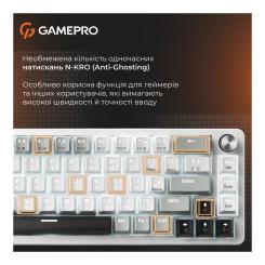 Клавиатура GamePro Genesis Silverlight MK116 USB UA Grey Фото 11