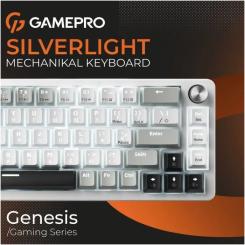 Клавиатура GamePro Genesis Silverlight MK116 USB UA Grey Фото 4